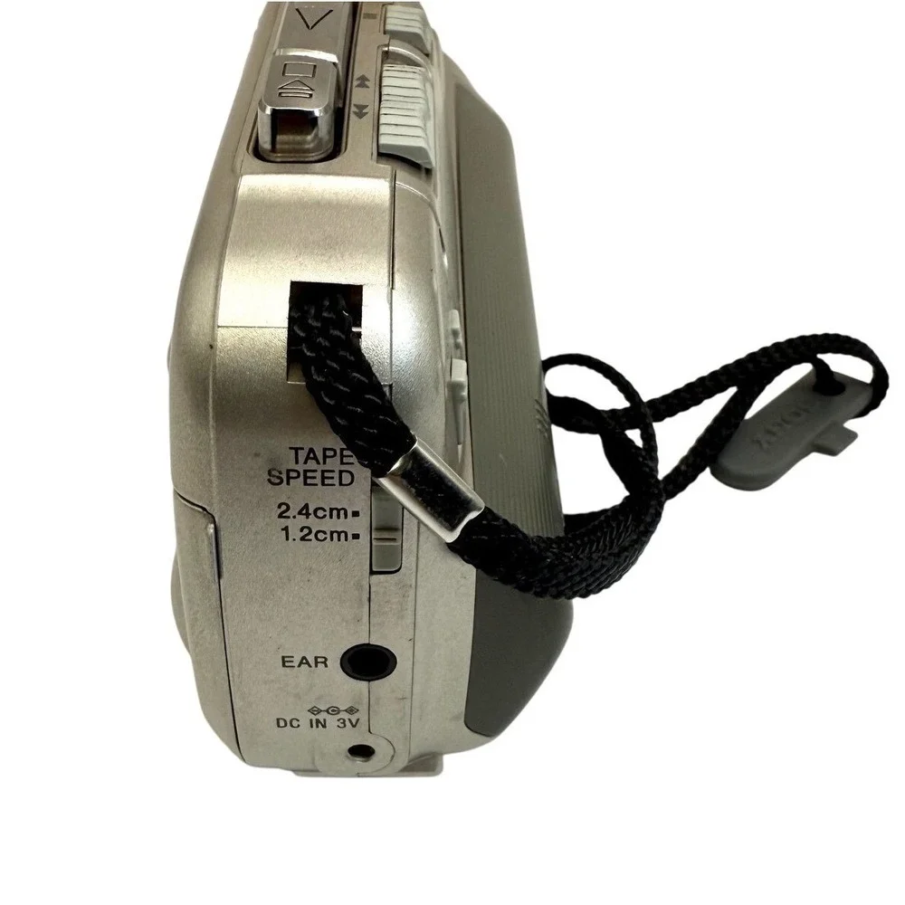Sony Micro Cassette Recorder Clear Voice Works Low Volume For‎ Repair Parts
